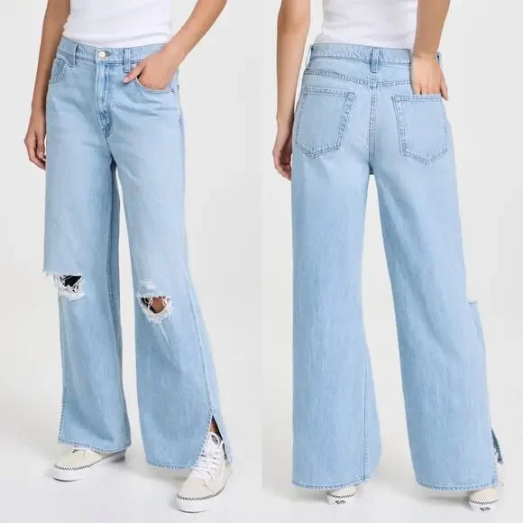 Mother Snacks The Fun Dip Puddle Slice Jeans in Lots of Nibbles Women’s Size 30